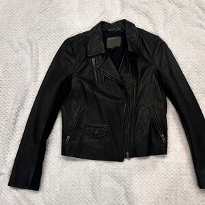 Muubaa Black Leather Jacket